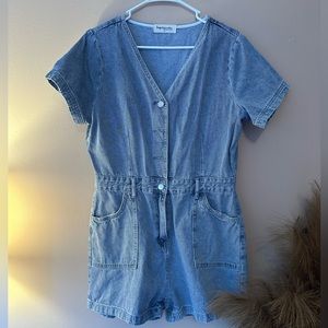 Blue Jean Romper